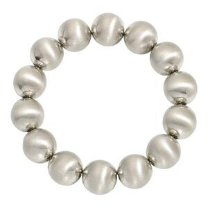 Silver Beaded Bracelet